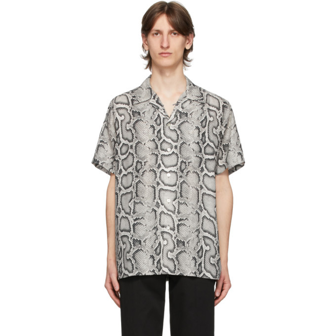 Photo: Wacko Maria Grey Snake Hawaiian Shirt