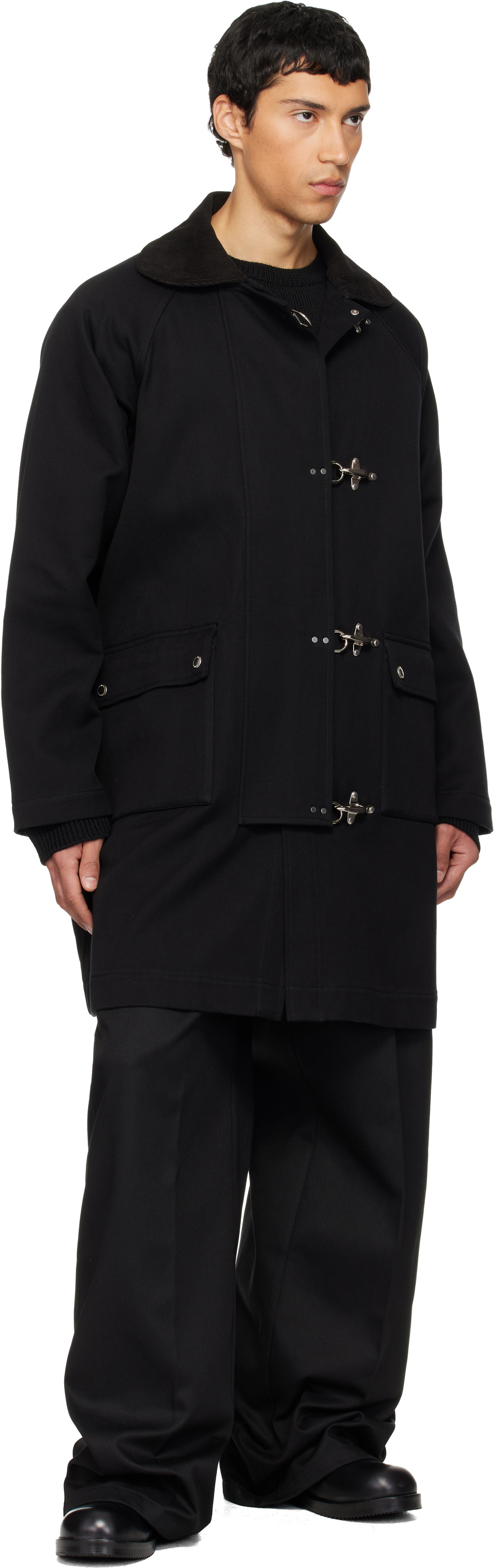TAKAHIROMIYASHITA TheSoloist. Black Fireman Coat