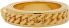 Versace Gold Chain Band Ring