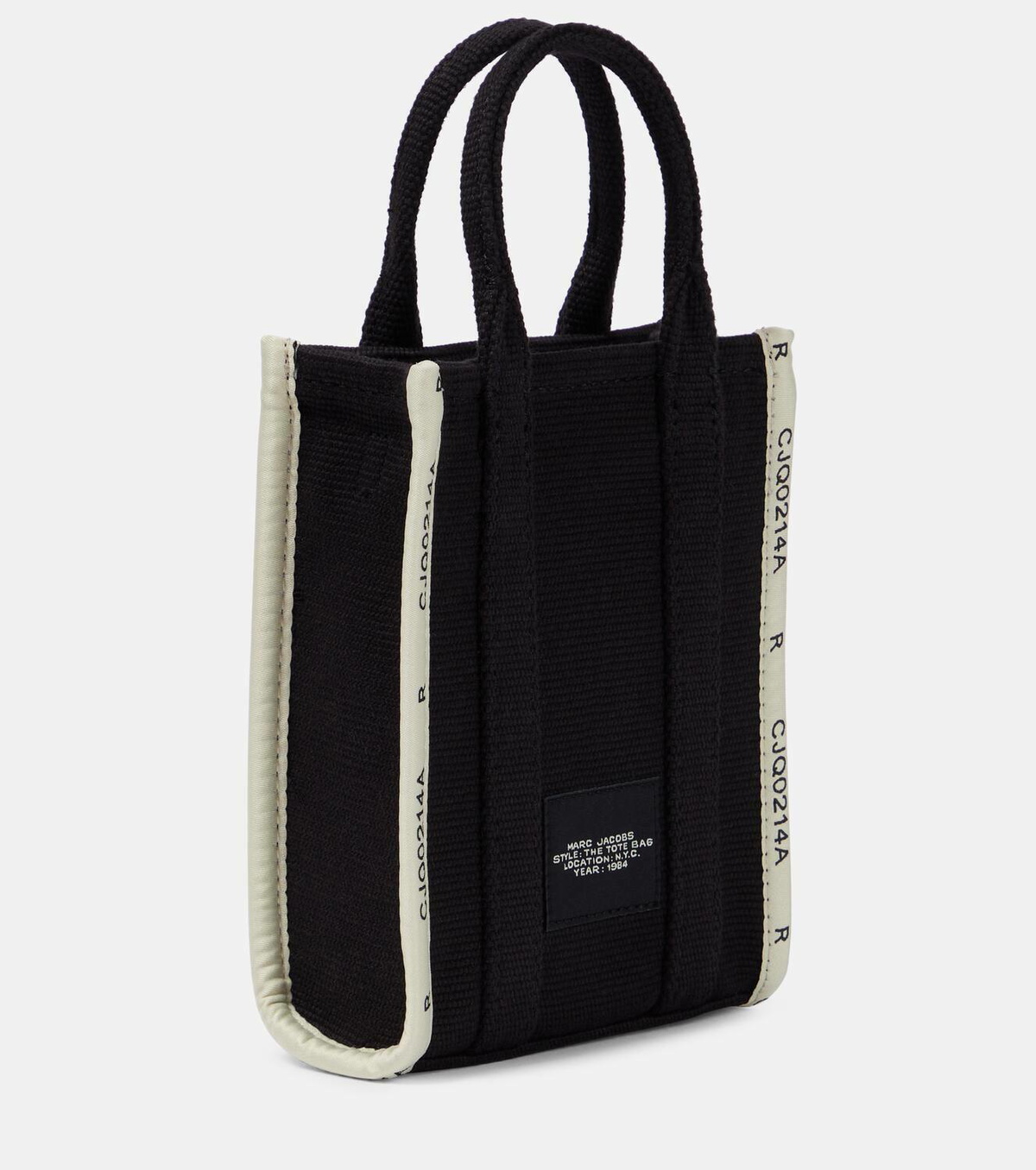 【MARC JACOBS】Jacquard The Phone Tote ブラック Amazon.com: Marc Jacobs The Jacquard Phone Tote Bag, Black