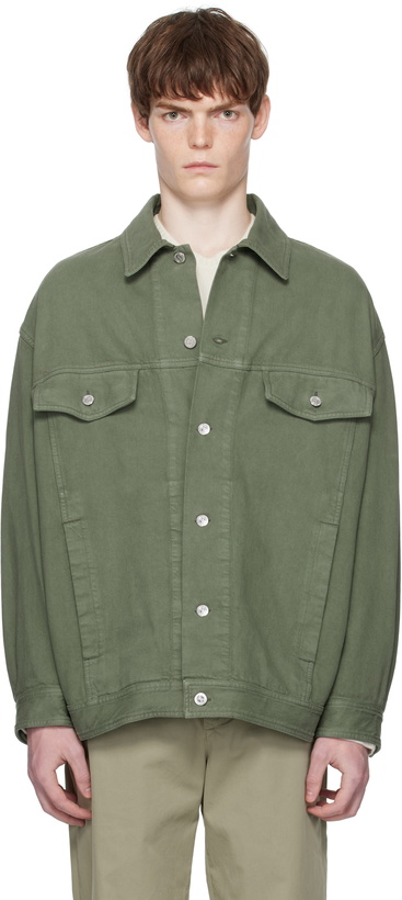 Photo: A.P.C. Green Elvis Denim Jacket