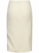 VERSACE Viscose & Silk Midi Skirt