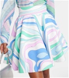 Pucci Marmo cotton poplin miniskirt