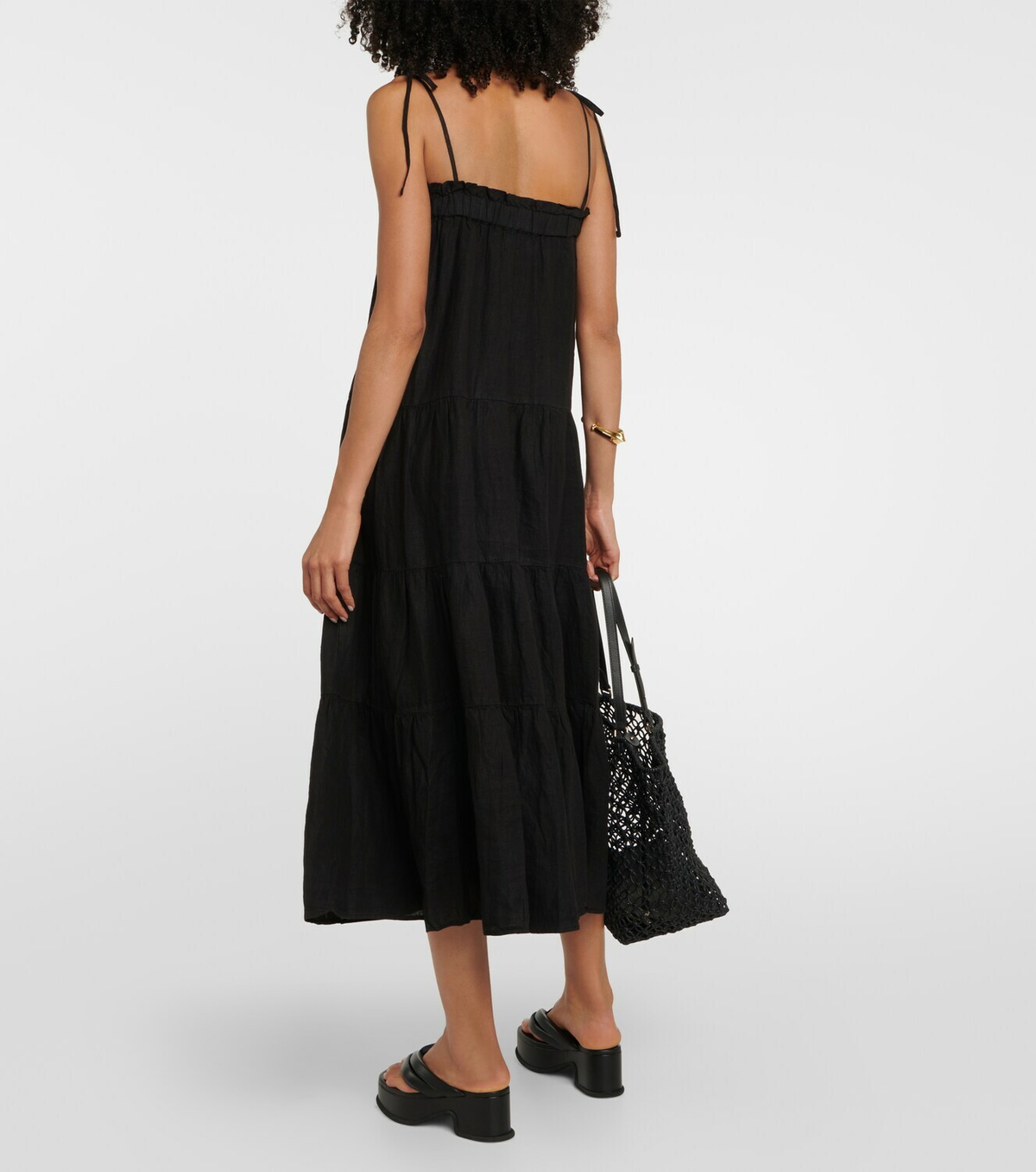 chinese dress ladies Nymph Bohemian Linen Maxi Dress main image 0