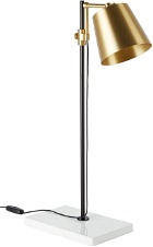 Karakter Gold Steel Lab Table Lamp