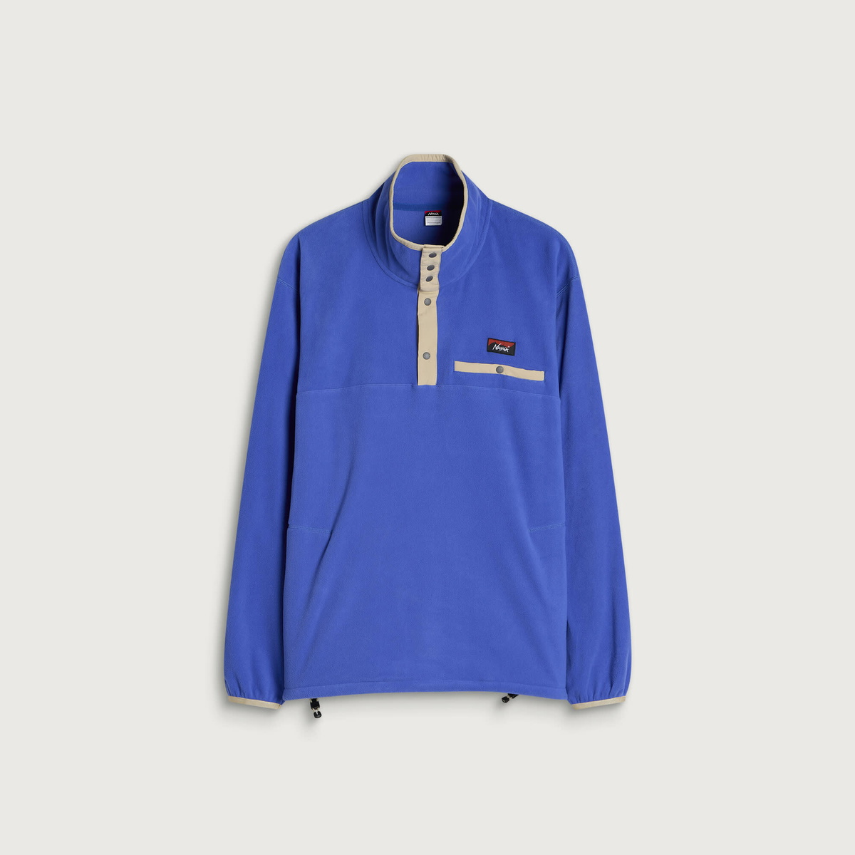 NANGA Men's Air Warm Fleece Pullover in Blue