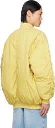 Isabel Marant Yellow Bakya Bomber Jacket