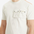 Napapijri Men's Multi Pocket T-Shirt in White Whisper