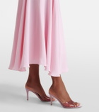 Rodarte Silk crêpe midi skirt
