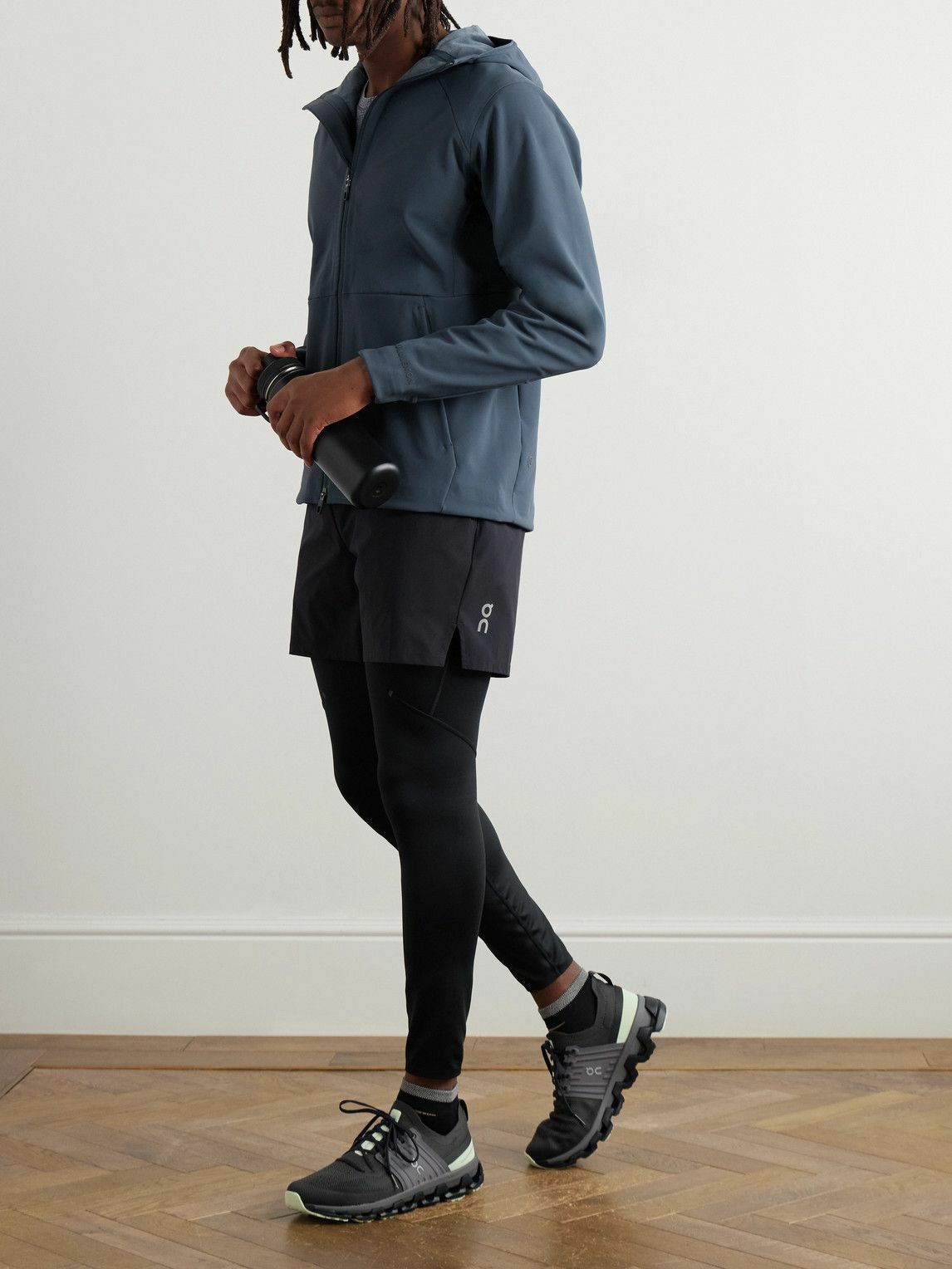 Lululemon - Cross Chill Slim-Fit RepelShell™ Hooded Jacket - Blue