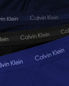 Calvin Klein Underwear Cotton Stretch Trunk 3 Pk Black|Blue - Mens - Boxers & Briefs