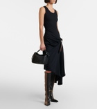 Loewe Puzzle Small fringed leather shoulder bag