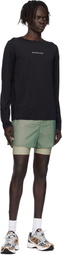 District Vision Green Ripstop Layered Trail Shorts