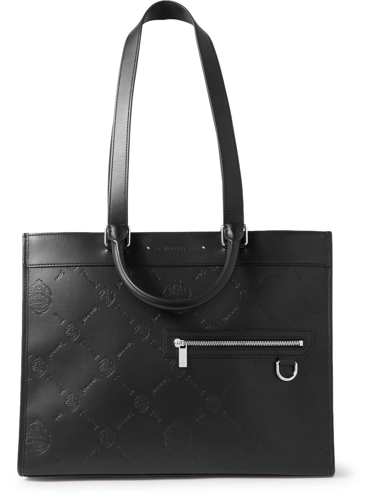 Berluti - Logo-Debossed Leather Tote Bag