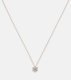 Sophie Bille Brahe Cosmos Simple 18kt gold pendant necklace with diamonds
