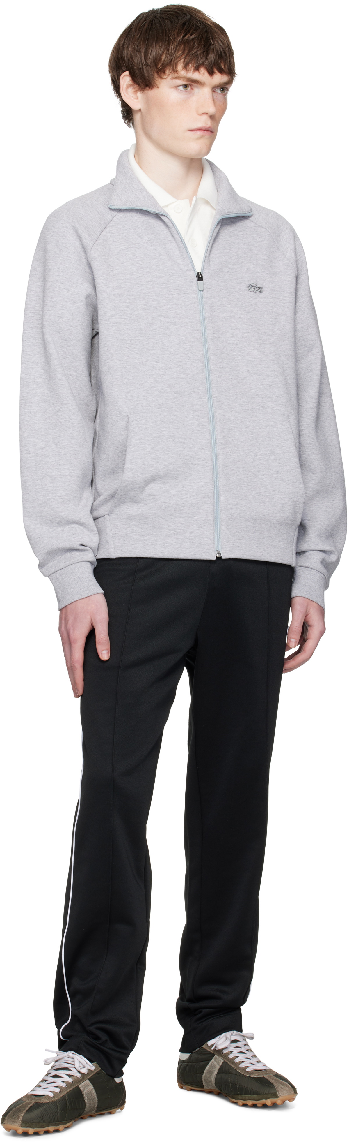 Lacoste Black Paris Piqué Sweatpants