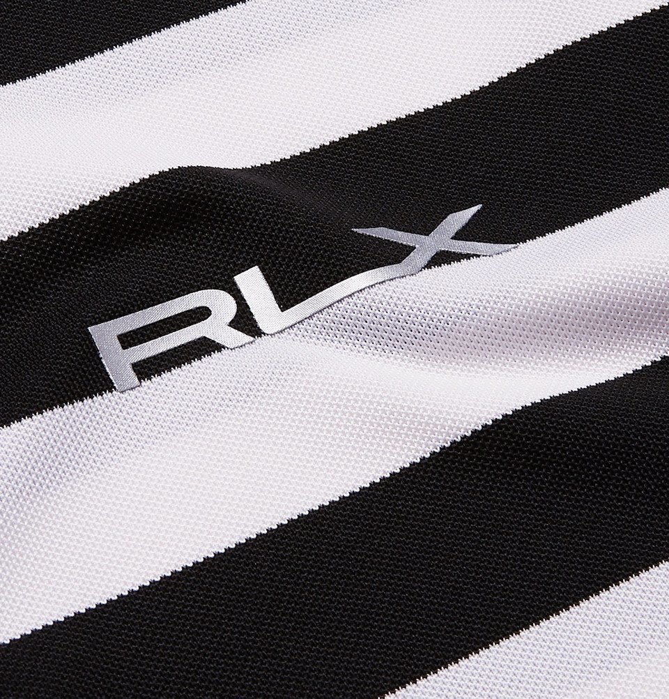 RLX Ralph Lauren - Striped Tech-Piqué Golf Polo Shirt - Men