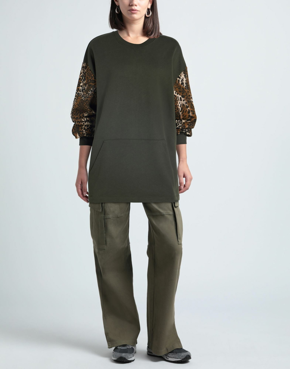 Shoe Womens Sweatshirt Military in Green