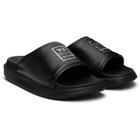 Y-3 Black 'Y-3' Slides