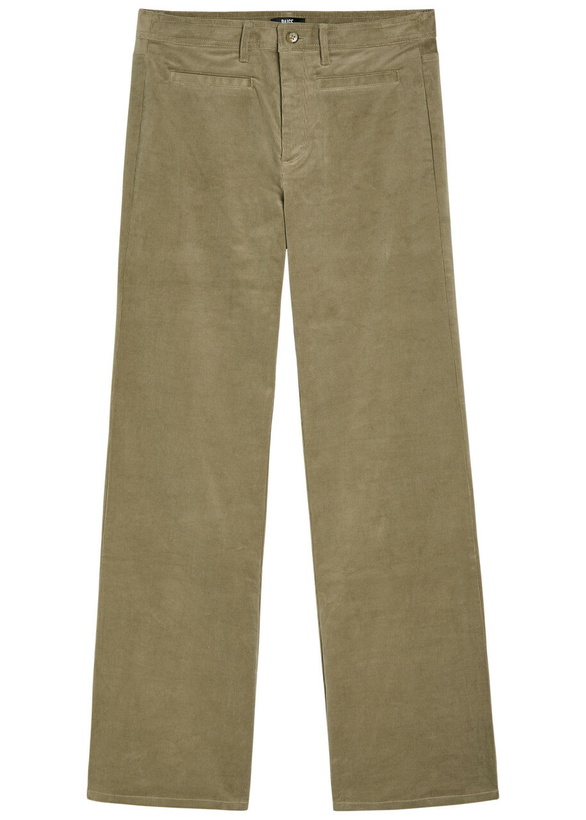 Photo: Paige Leenah Wide-leg Corduroy Trousers Olive