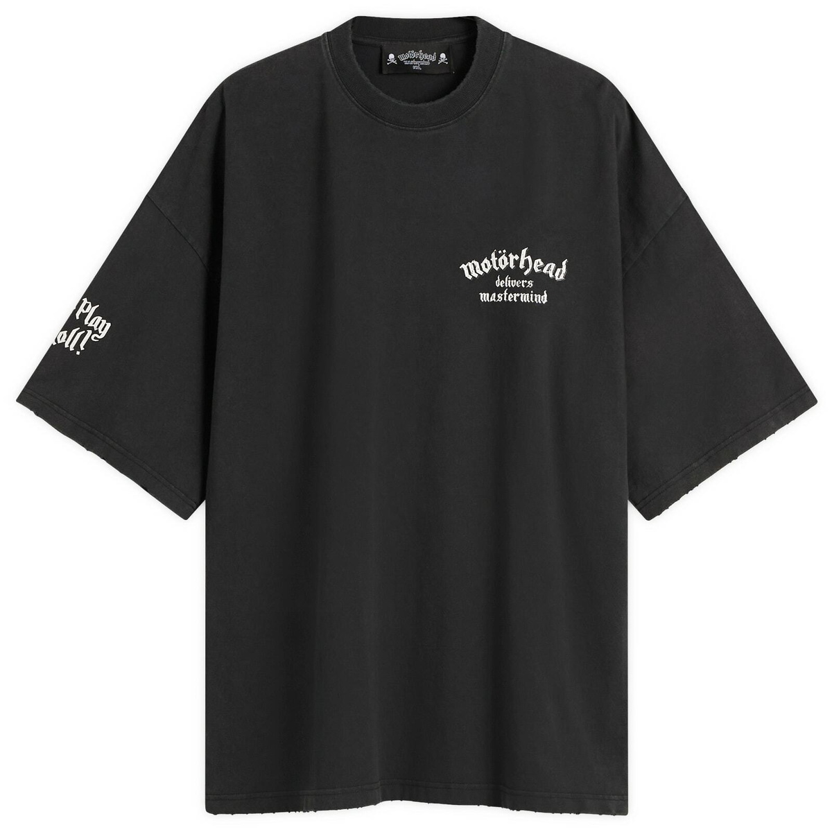 END. Men's x MASTERMIND WORLD x Motorhead Delivers T-Shirt in Black