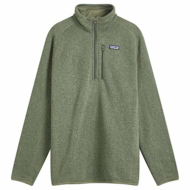 Photo: Patagonia Men's Better Sweater 1/4 Zip in Industrial Green