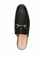 Gucci Black Horsebit Leather Loafers