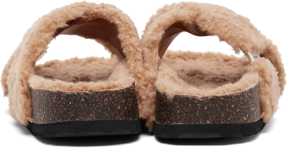 Diesel Brown D-Woodstock Cross Sandals