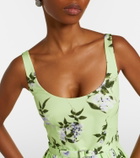 Emilia Wickstead Eglantine floral belted cotton midi dress