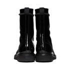 Rhude Black Patent MA-1 Boots