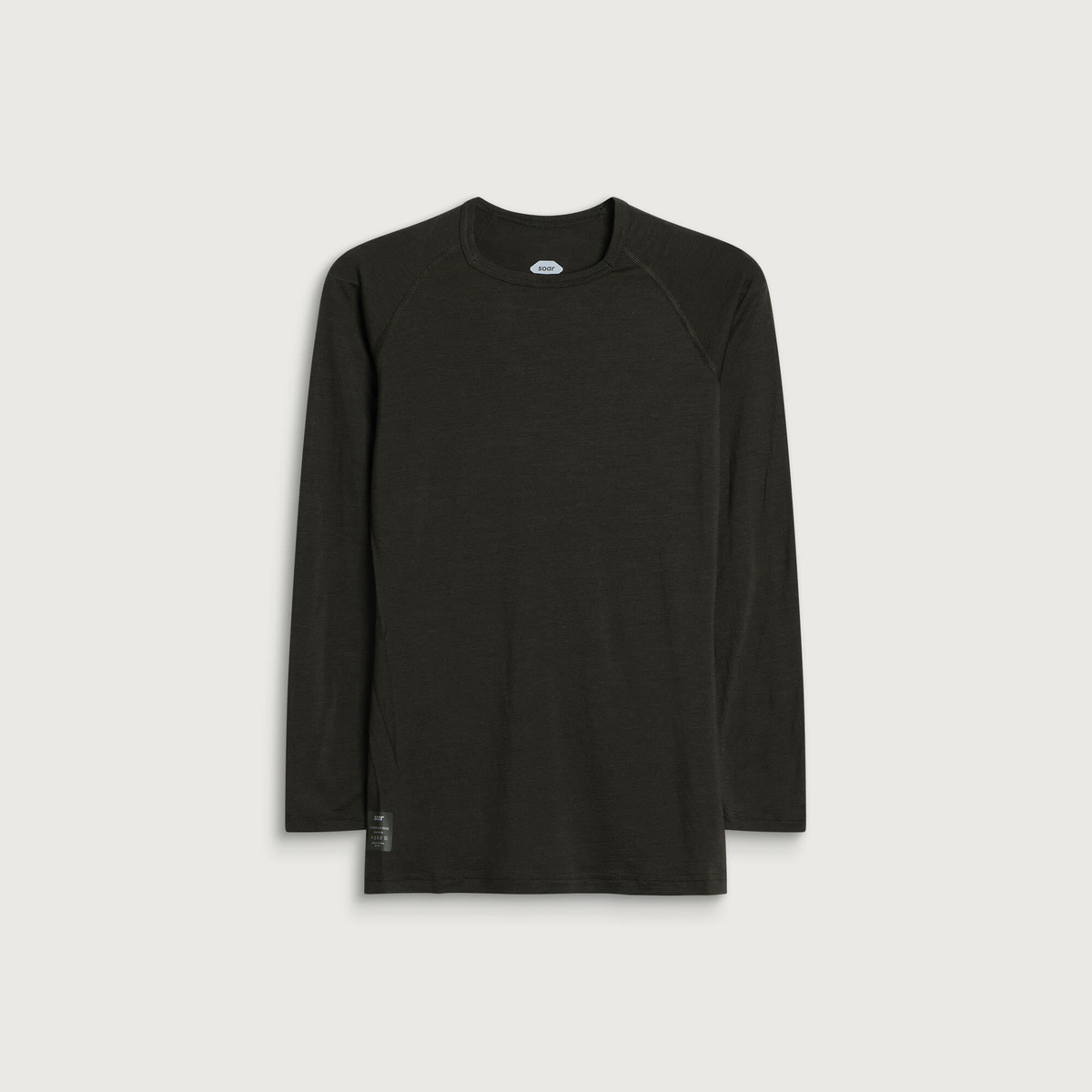 SOAR Men's Longsleeve Merino Base Layer in Forest Night