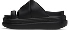 sacai Black Foam Multiple Sole Sandals