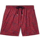 Vilebrequin - Mahina Mid-Length Printed Swim Shorts - Men - Red