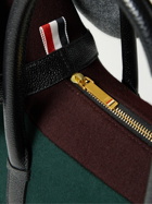 Thom Browne - Hector Leather-Trimmed Wool-Felt Pouch