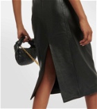 Blazé Milano Vegas Baby leather midi skirt