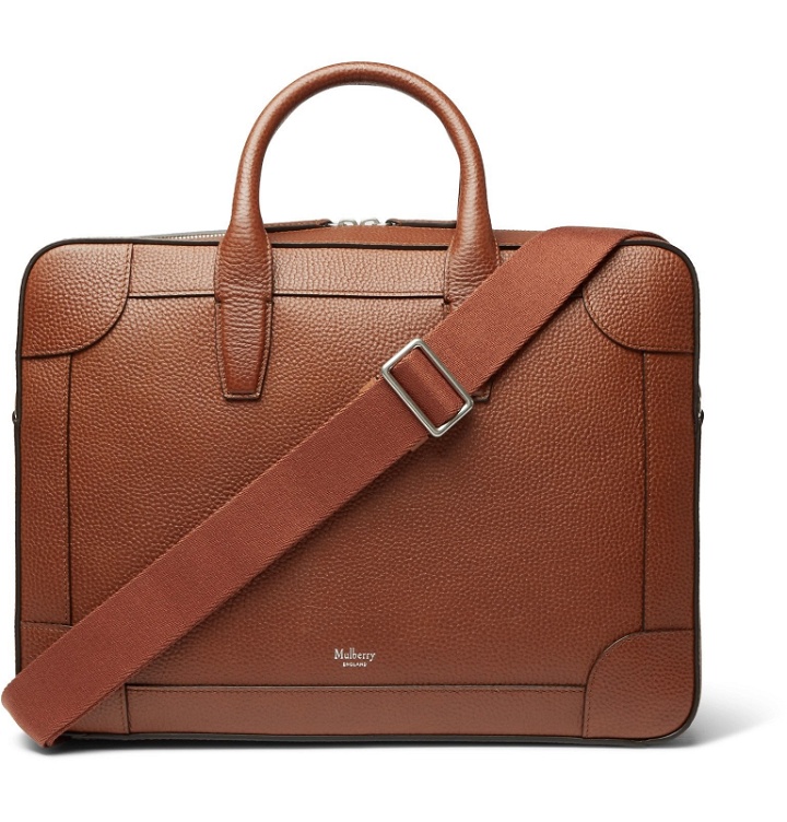 Photo: Mulberry - Belgrave Full-Grain Leather Briefcase - Brown
