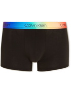 CALVIN KLEIN UNDERWEAR - The Pride Edit Stretch-Cotton Boxer Briefs - Black