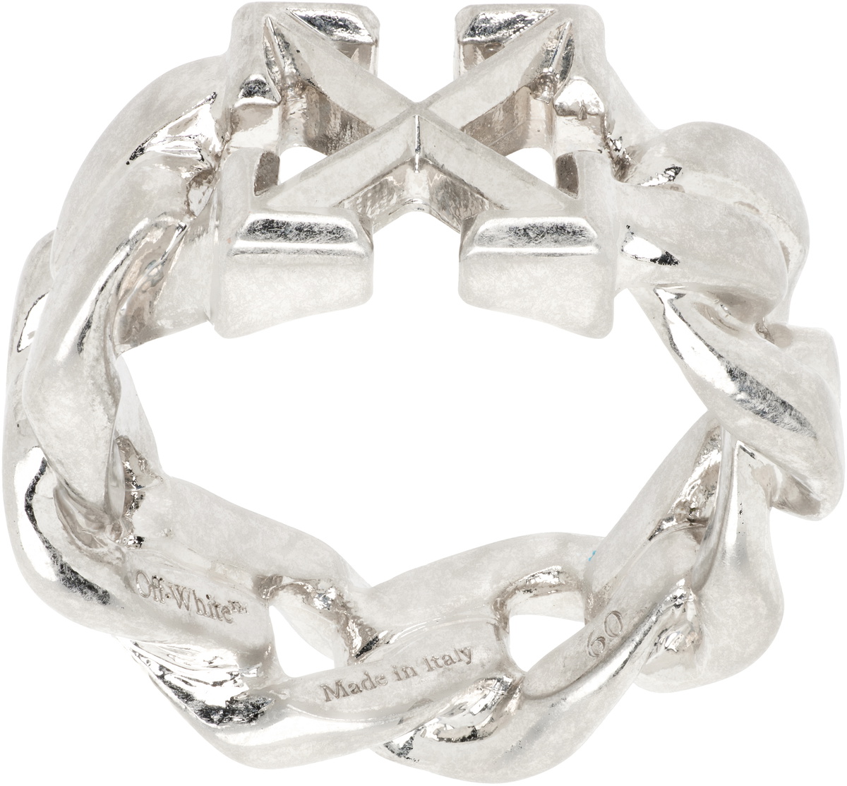 Off-White Arrow Chain Ring