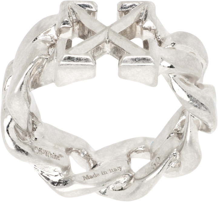 Photo: Off-White Arrow Chain Ring