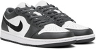 Nike Jordan Gray & White Air Jordan 1 Low Sneakers