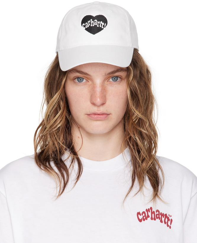 Photo: Carhartt Work In Progress White Amour Cap