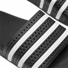 Adidas Men's Adilette in Core Black/White/Core Black