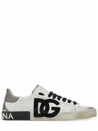 DOLCE & GABBANA - New Portofino Dg Low Top Sneakers