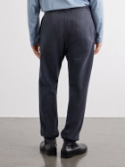 Gallery Dept. - Logo-Embroidered Straight-Leg Cotton-Jersey Sweatpants - Gray