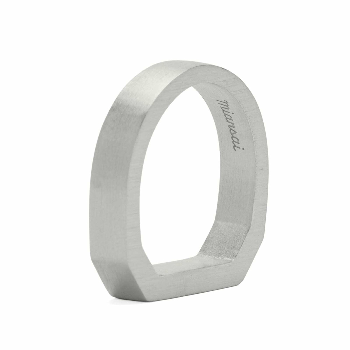 Miansai Men's Hex Plated Ring in Silver