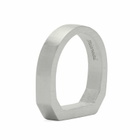 Miansai Men's Hex Plated Ring in Silver