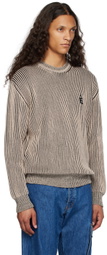 Études Beige & Black Boris Sweater