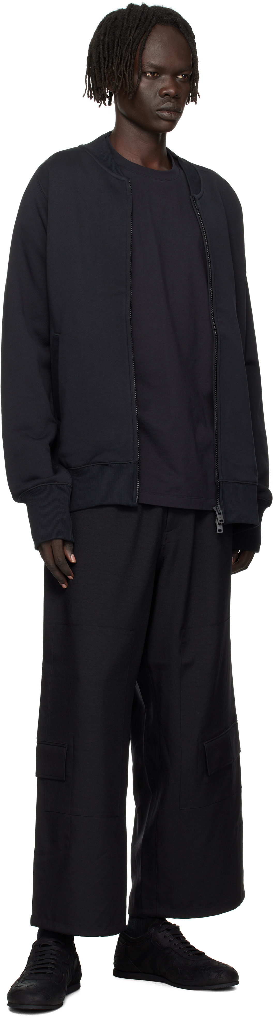 Y-3 Black FT Track Bomber Jacket