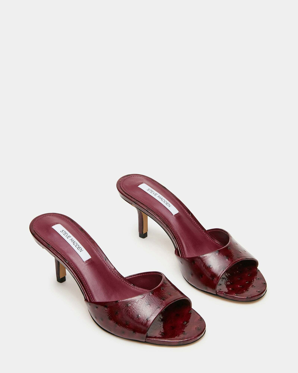 Steve Madden Kendrix-O Heels in Burgundy Exotic