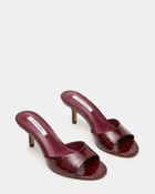 Steve Madden Kendrix-O Heels in Burgundy Exotic